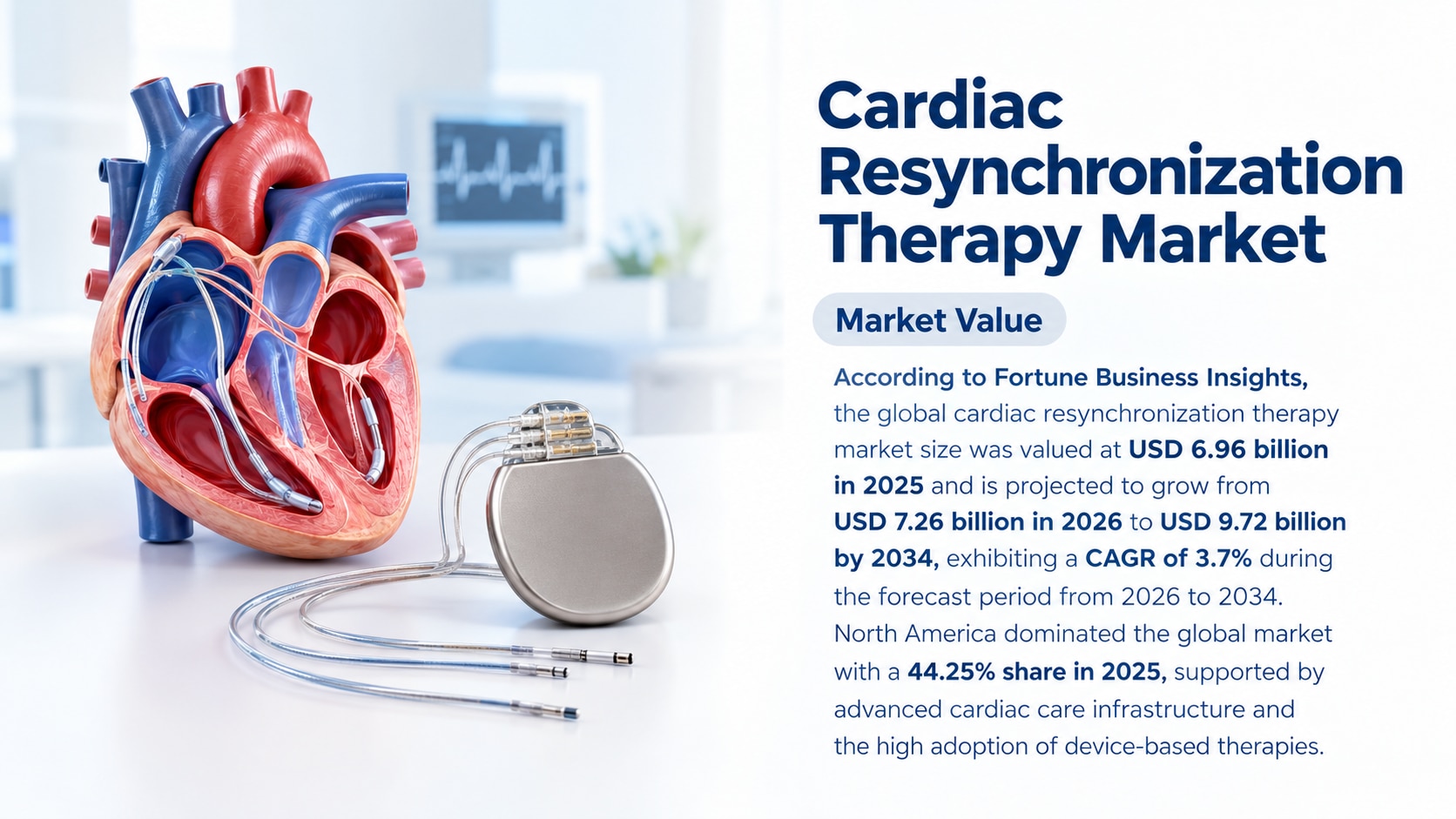 Cardiac Resynchronization Therapy Market: Growth, Trends, Segmentation, and Future Outlook, 2026-203...