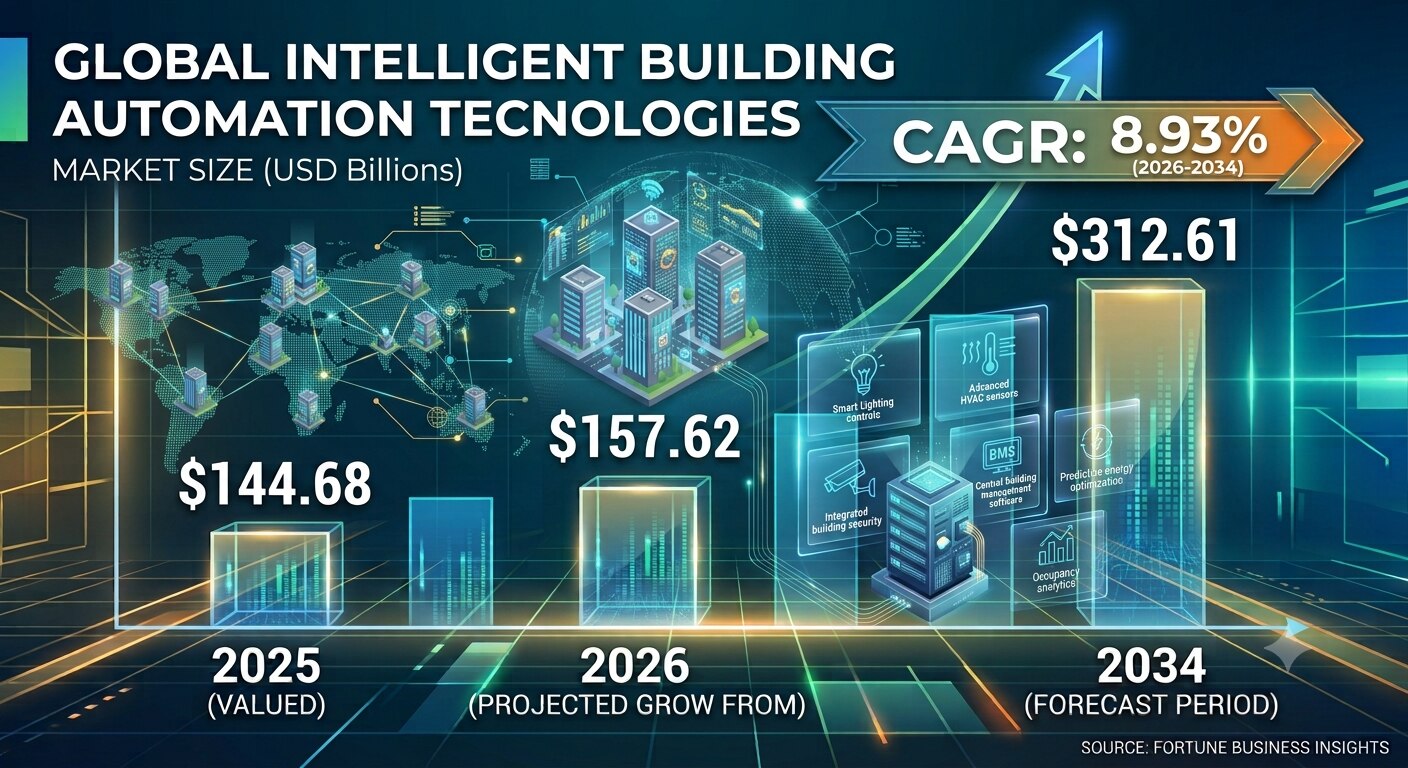 Intelligent Building Automation Technologies Market: Global Outlook, Trends and Growth Analysis 2026...