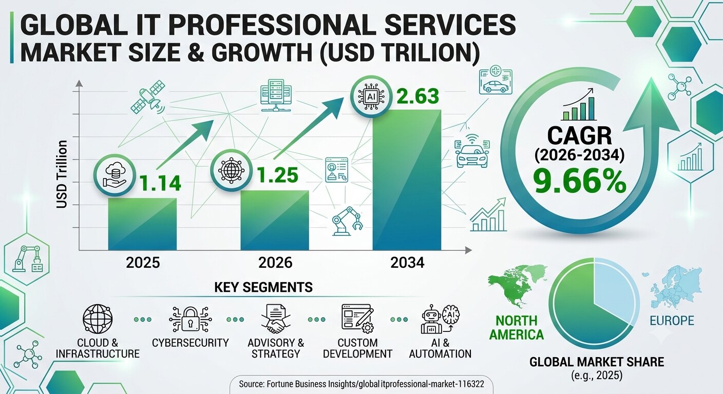 IT Professional Services Market: Emerging Trends, Growth Opportunities and Market Outlook 2026–2034
...