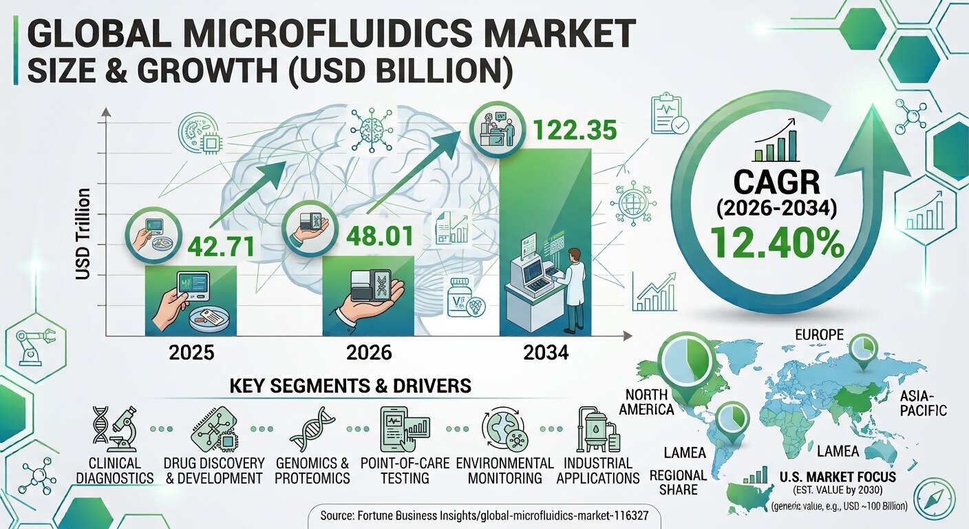 Microfluidics Market: Global Expansion, Technology Trends & Future Market Outlook

According to Fort...