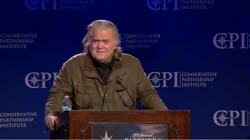 LIVESTREAM: STEVE BANNON CPI SPEECH