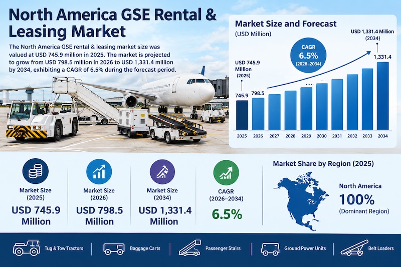 1. North America GSE Rental & Leasing Market to Grow at 6.5% CAGR Through 2034

The North America GS...