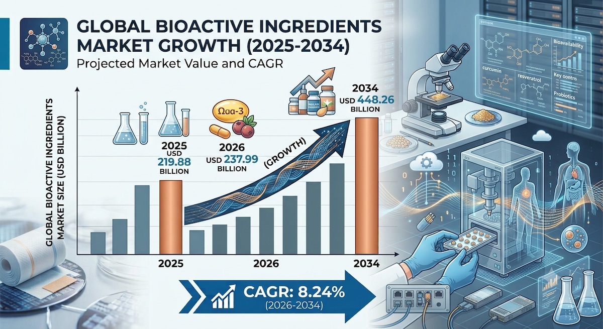 Bioactive Ingredients Market Potential 2026–2034

 According to Fortune Business Insights, the globa...