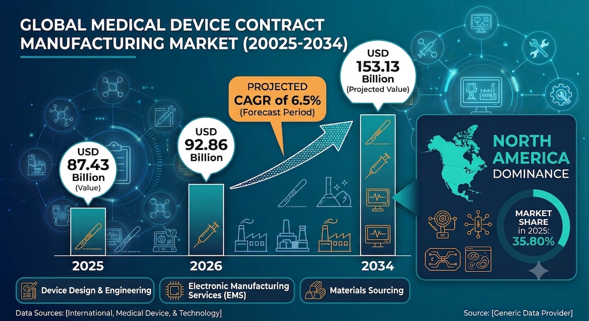 Medical Device Contract Manufacturing Market: Growth Drivers and Technological Advancements 

The gl...