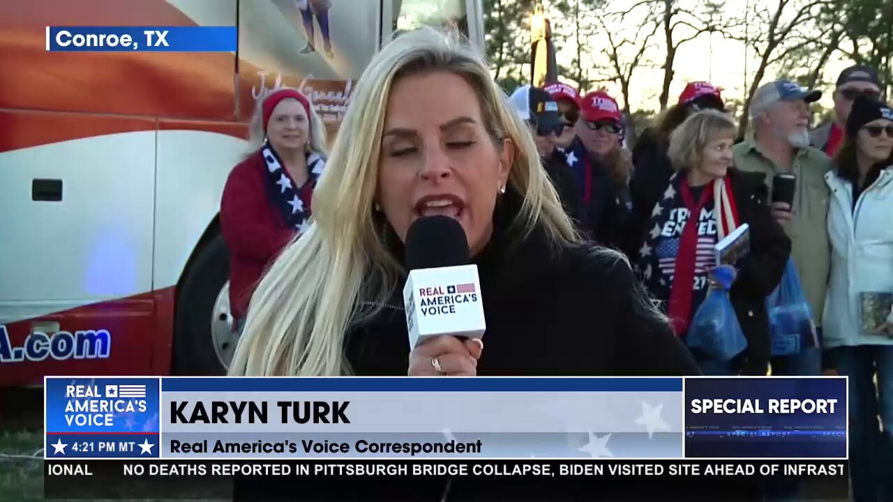 Karyn Turk joins David Oliver from Conroe, TX ahead of the #TrumpRally tomorrow and gives a preview of what she thinks President Trump’s speech will focus on.

Don’t miss our LIVE coverage tomorrow on Real America’s Voice