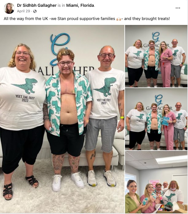 Women and girls who, in a million years and multiple operations, will never be men. Yeet the teets. ...