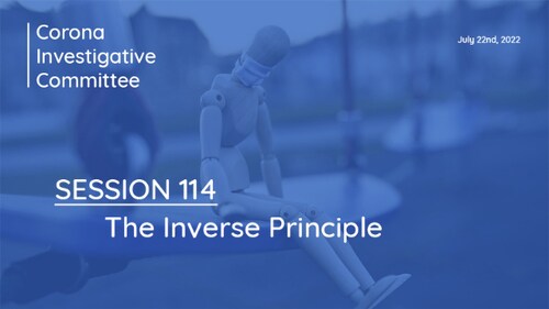 Session 114: The Inverse Principle