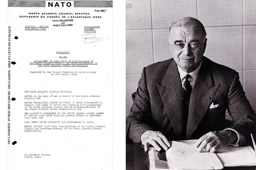 Lord Hastings Ismay was NATO’s first Secretary General, who stated NATO was created to 

'Keep the S...