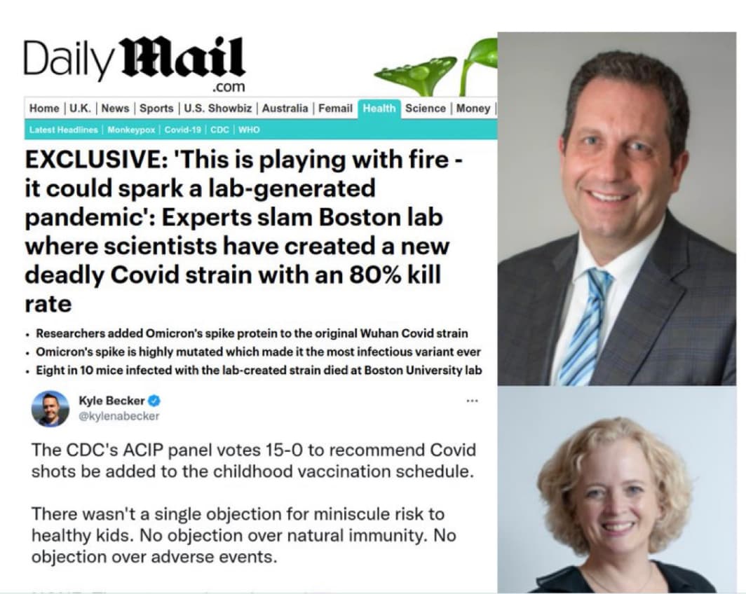 Darrell Nelson Kotton
creates most lethal Covid variant in Boston
lab (pre-print author)
Camille Nel...