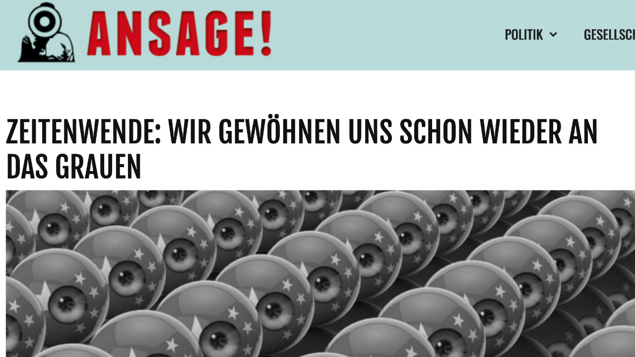 Daniel Matissek vom Politblog „Ansage!“ – Wir wagen einen Blick aufs nächste Jahr