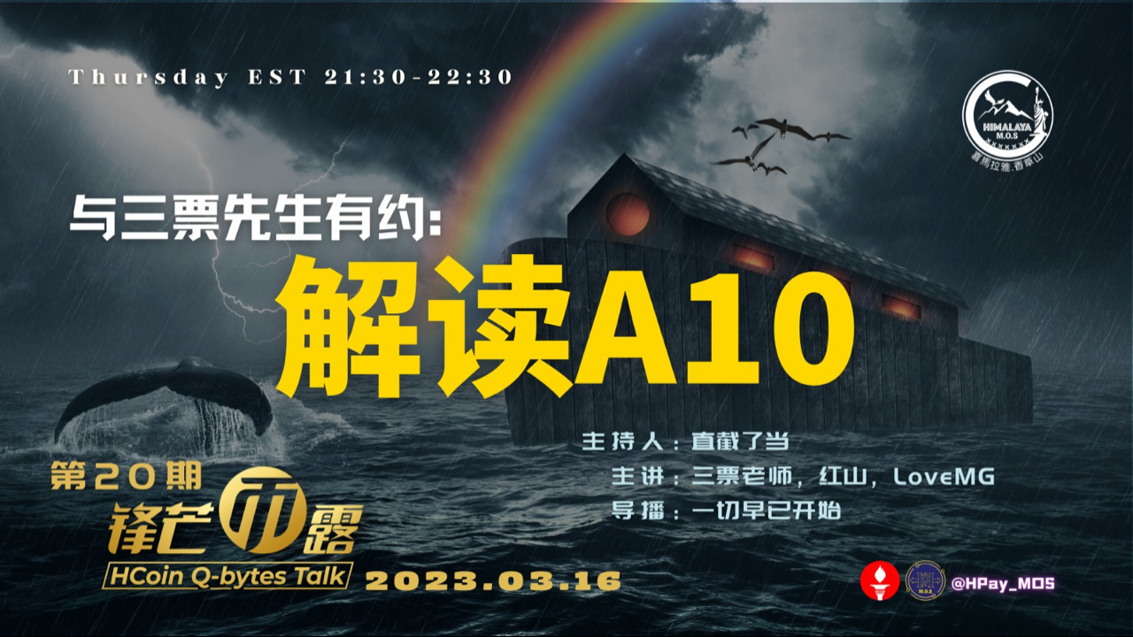 《锋芒币露》第二十期
与三票先生有约: 解读A10