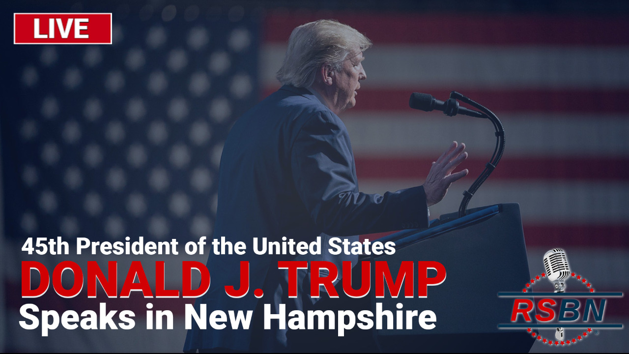 RSBN 🇺🇸 on GETTR: LIVE: The 45th President of the United States DONA...