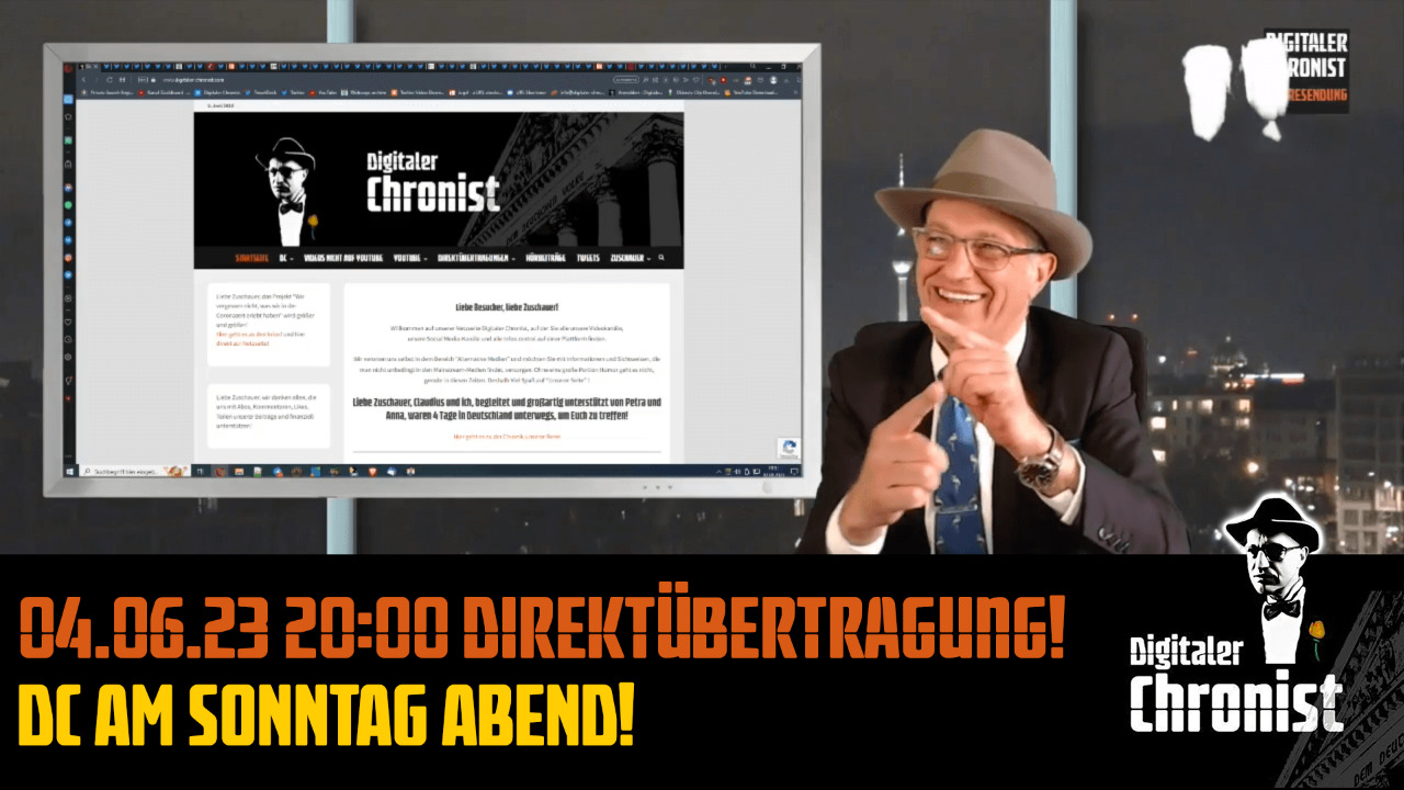 Aufzeichnung vom 04.06.23 Direktübertragung! DC am Sonntag!