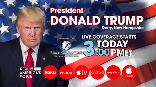 PRESIDENT TRUMP IN DERRY NEW HAMPSHIRE