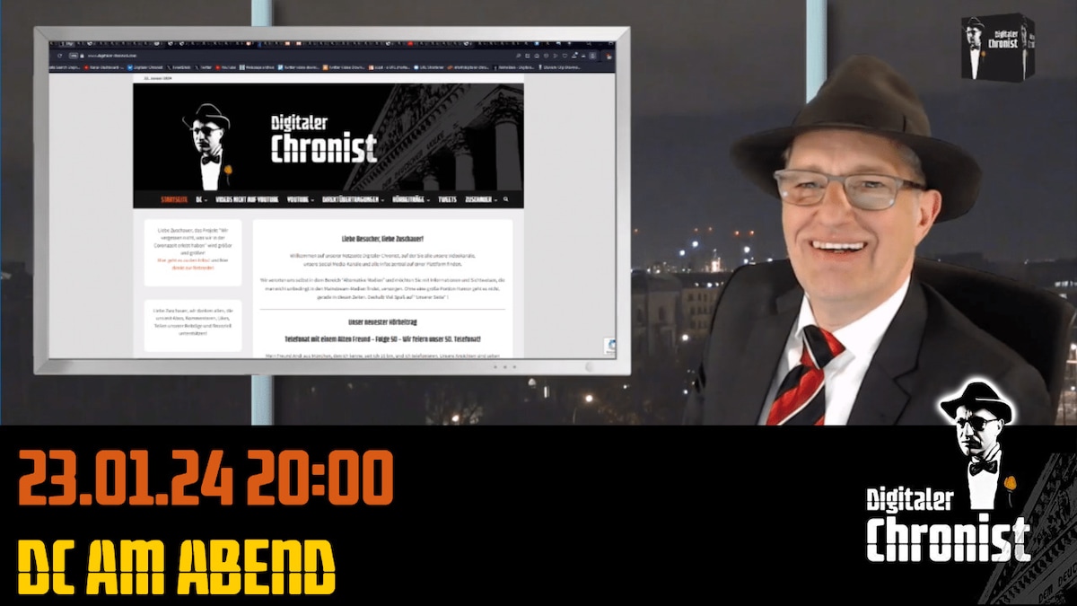 Aufzeichnung vom 23.01.24 - DC am Abend