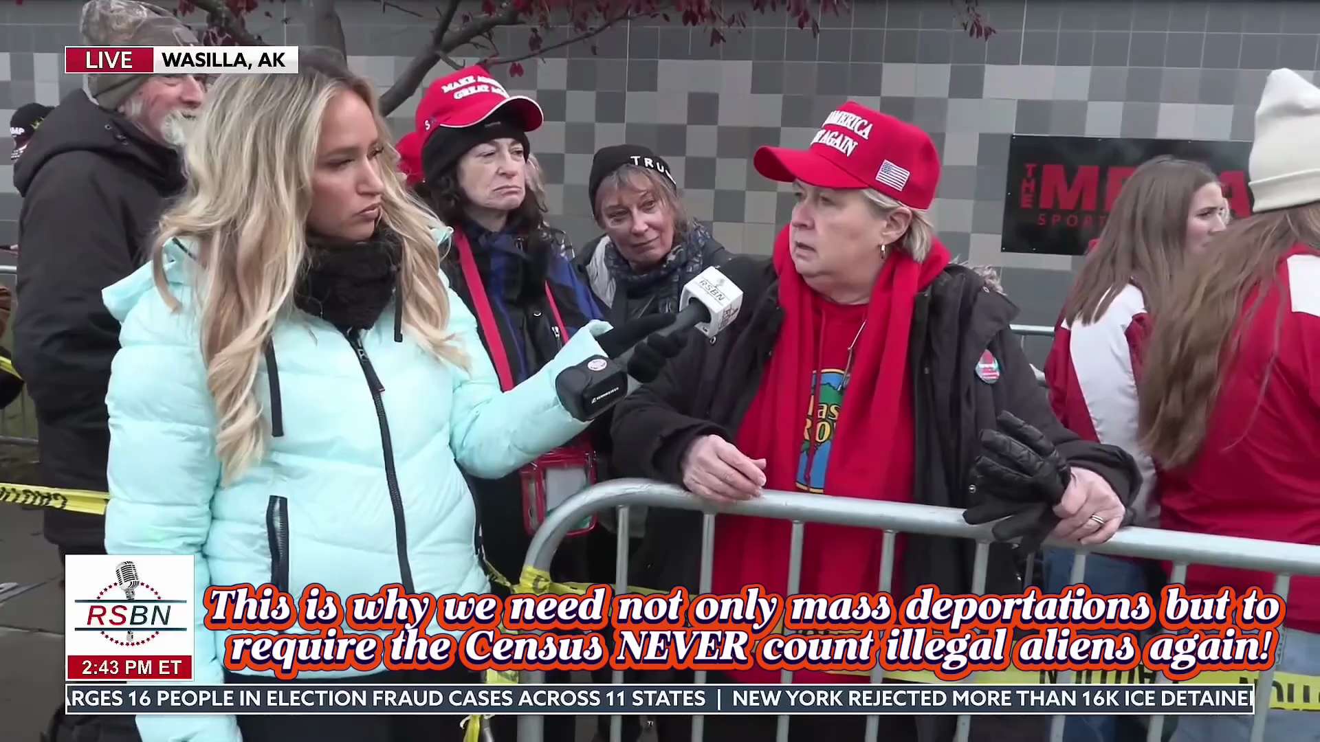 🚨 JUST NOW: Patriot woman says her favorite thing President Trump has done is shut the border becau...