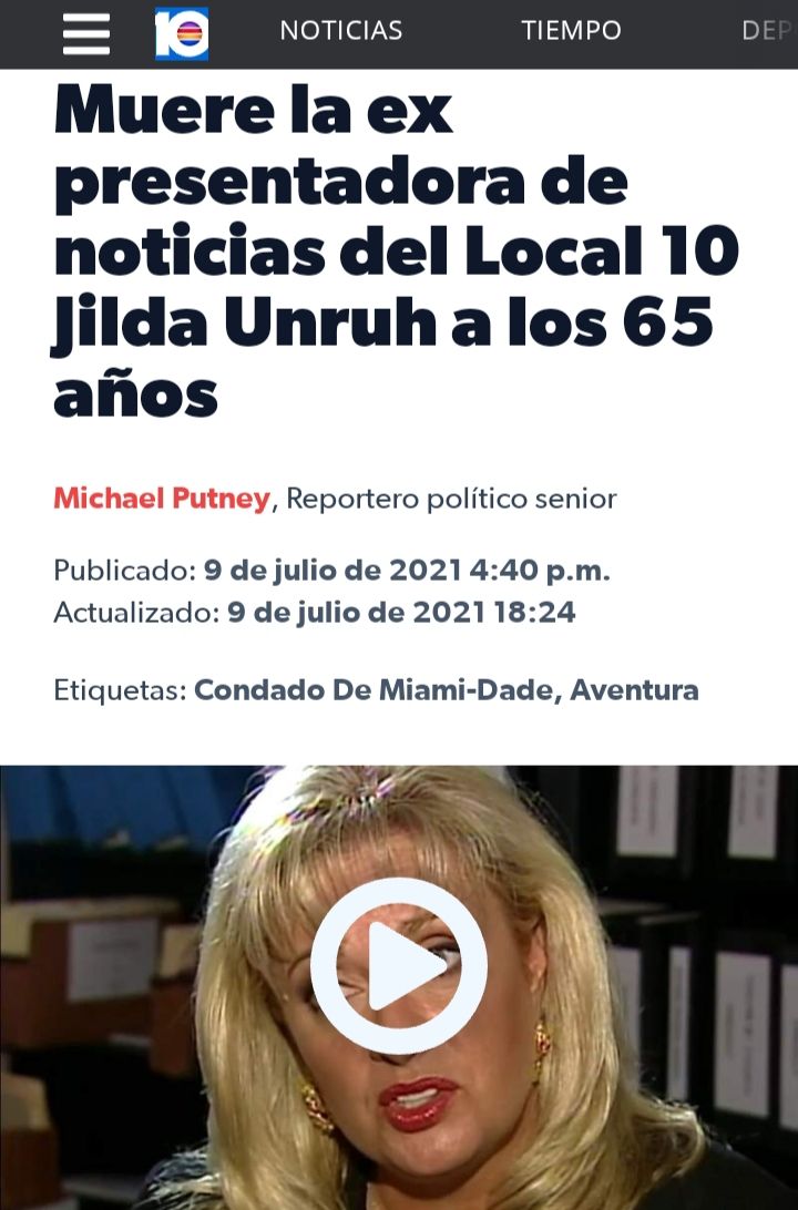 El karma haciendo de las suyas

Colapsa de golpe en su casa y muere a los 65 años la ex presentadora...