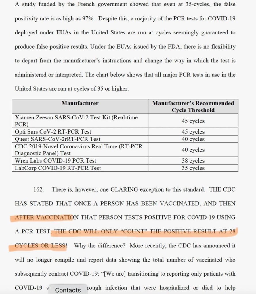 Old news: the CDC used universally acknowledged inaccurate PCR testing techniques, massively exagger...