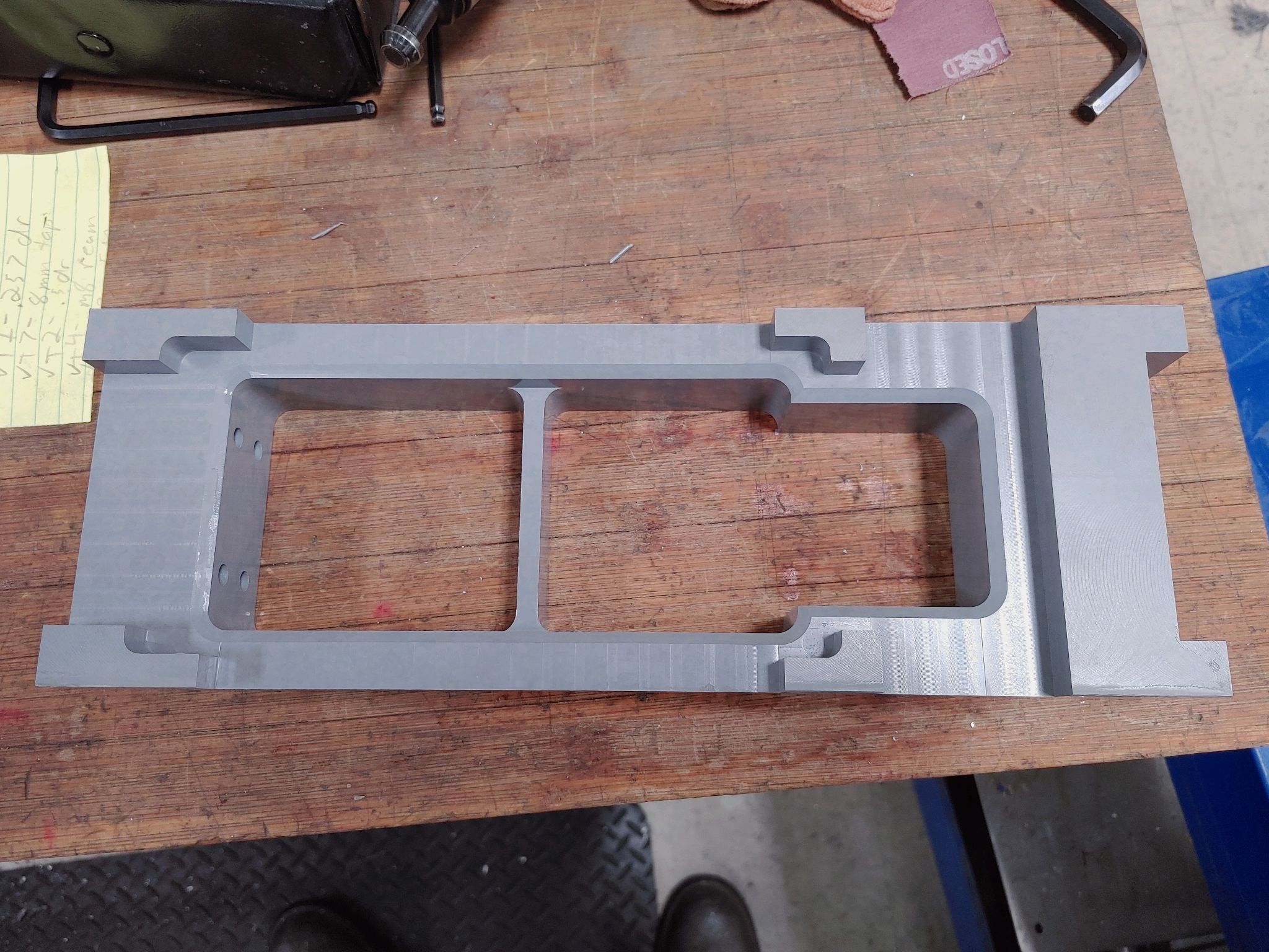 CPVC: cheap, durable, and cuts about as smooth as trying to get gum out of your shoe
#cnc #cncmachining #americanmanufacturing 