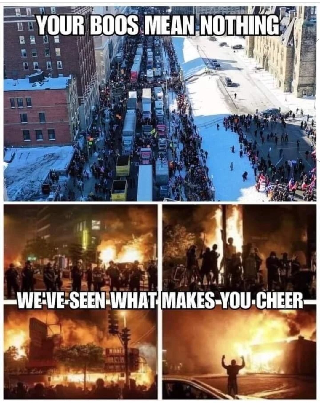 If you didn't boo, I'd think we were doing something wrong!