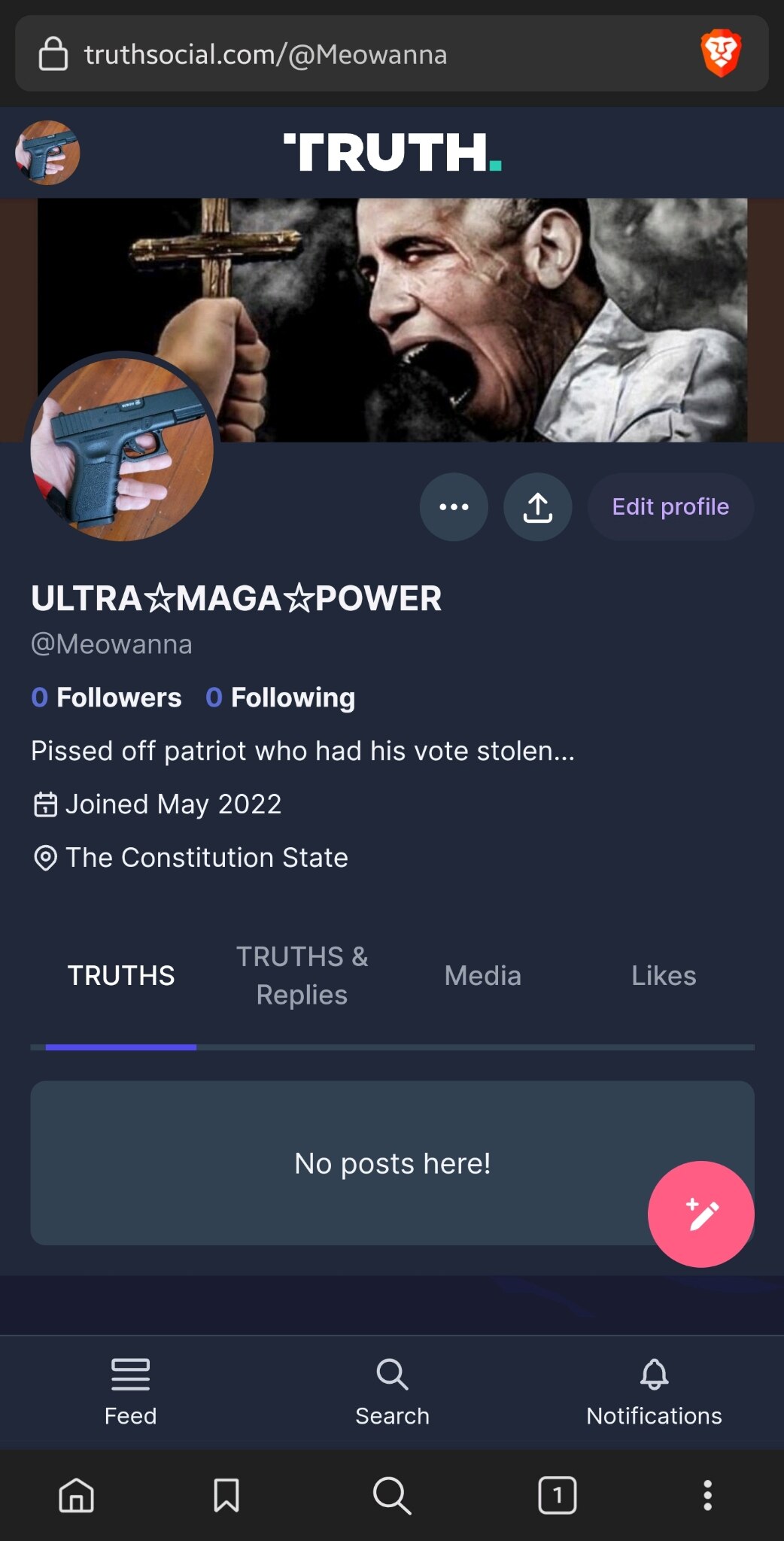 I got on Truth Social but only through the website...