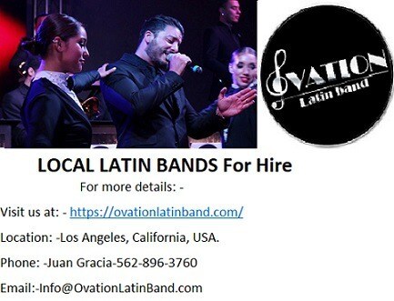 LOCAL LATIN BANDS For Hire at best price from ovation.
Ovation latin band is known for their versati...