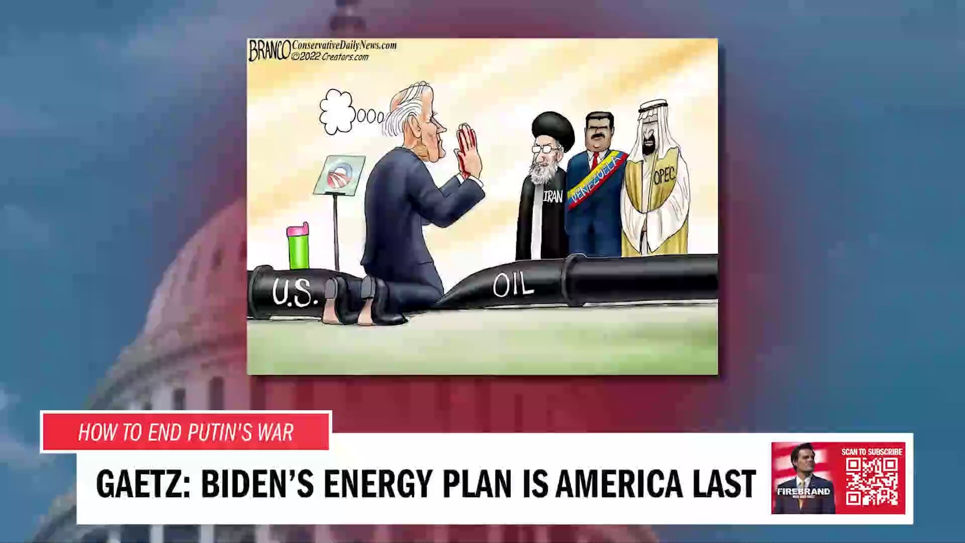 Biden hates American energy so much he would open energy production in Venezuela and Iran before Colorado and North Dakota. America Last, for sure. 

And while Russian oil is indeed stained with blood, so is Iran’s, and so is Venezuela’s.

WATCH: https://rumble.com/vxnp5r-episode-31-how-to-end-putins-war-firebrand-with-matt-gaetz.html