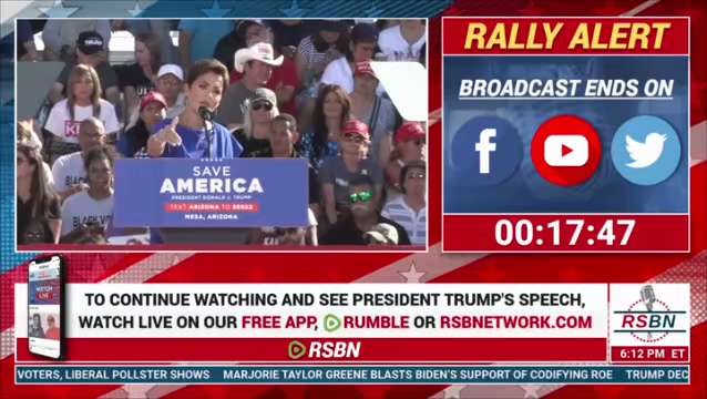 .@KariLake: "The average Arizonan is losing FIVE paychecks a year to Bidenflation. You take those pa...