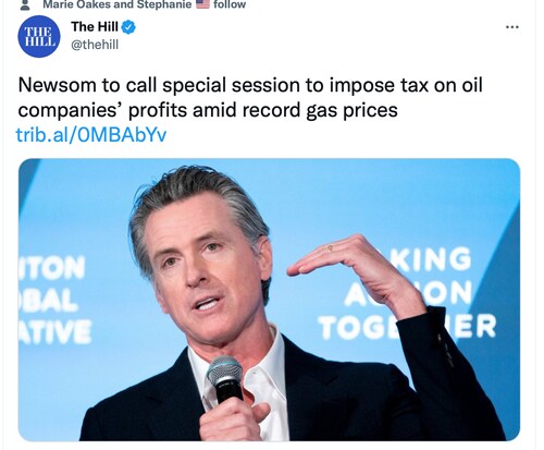 Just once, I'd like to see oils companies say "Okay, we'll no longer sell you gas in California." 

...