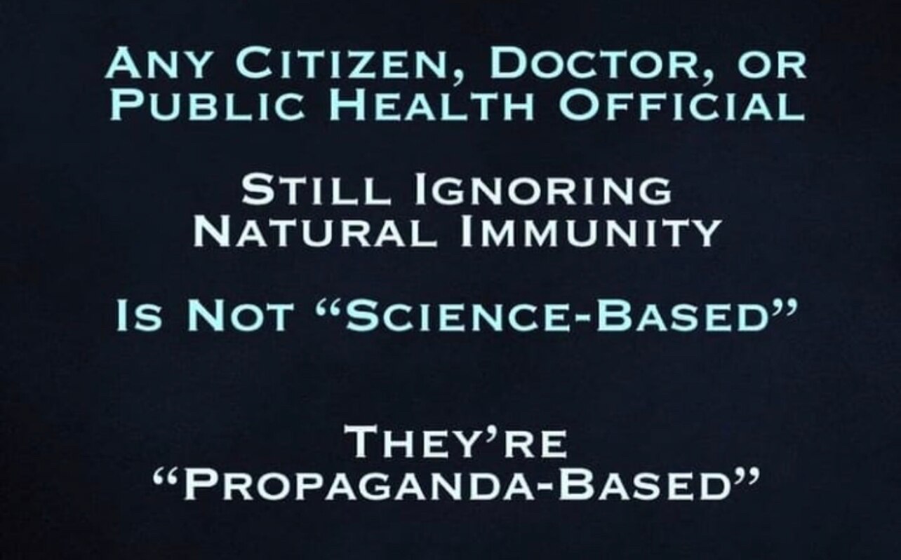 What happened to “follow the science”? 