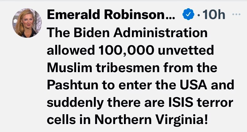 I’m holding Biden accountable when rapes and crimes escalate 
I’m sorry but they WILL NOT assimilate...