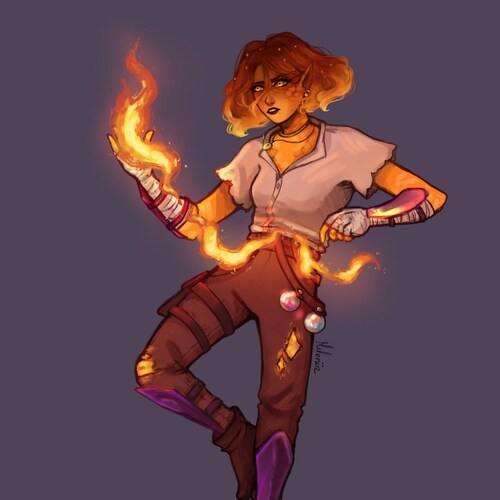 Do you want to see me setting someone on fire?