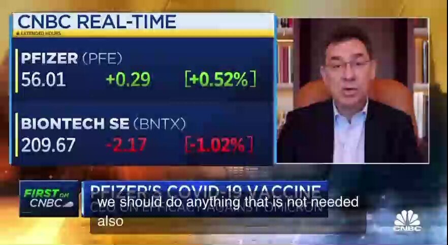Pfizer CEO Albert Bourla, announces the March launch of a new “Omicron specific” vaccine.

The pande...