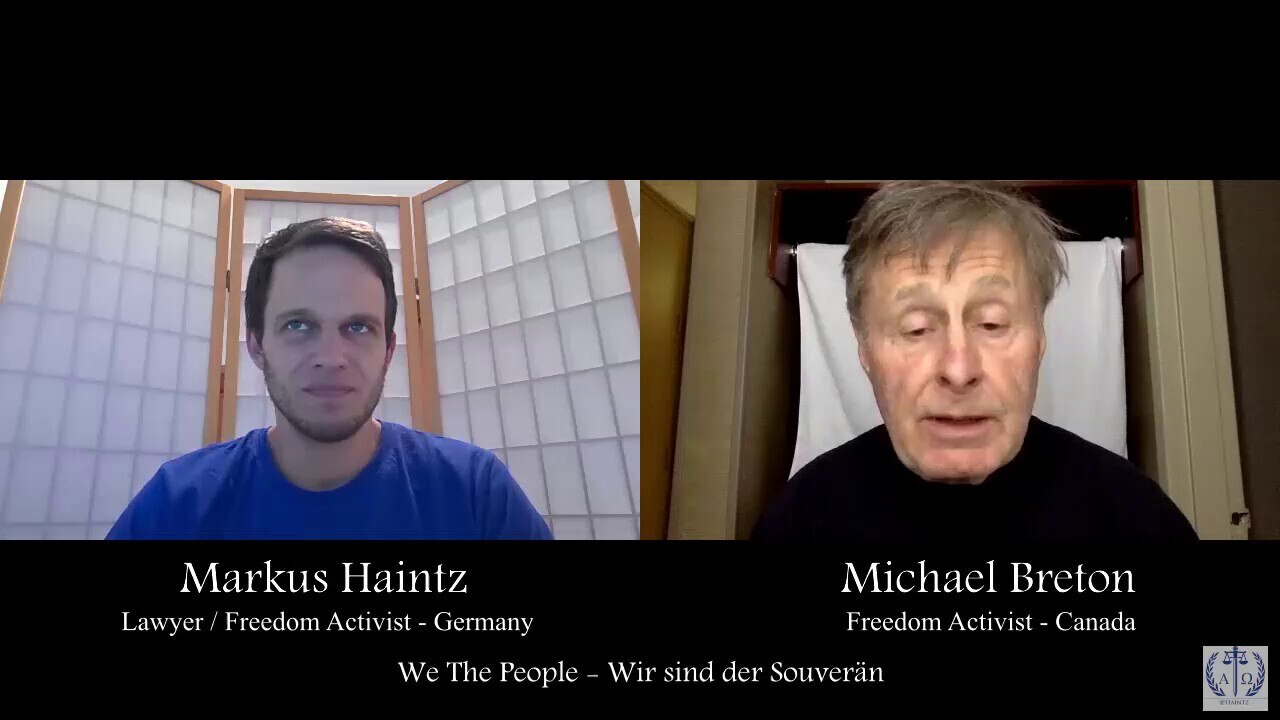 🇨🇦🇩🇪 Interview with Canadian freedom activist Michael Breton about trucker protests in #Canada.

Full Video: https://www.youtube.com/watch?v=63b5wpXVda0

Michael is in #Ottawa right now. We talk about the trucker protests in Canada, the origins of the protest, the truckers' motivations, and the geopolitical significance of the protest.

Furthermore, we address the possibility of a false flag as well as military action. The video was recorded on February 2rd between 07:00 pm et and 08:00 pm et time.  

#WereNotGonnaTakeIt
#TruckersConvoy2022 #TruckerConvoy #TruckerforFreedom #TrudeauIsACoward #TrudeauMustGo #Canada #Freedom
