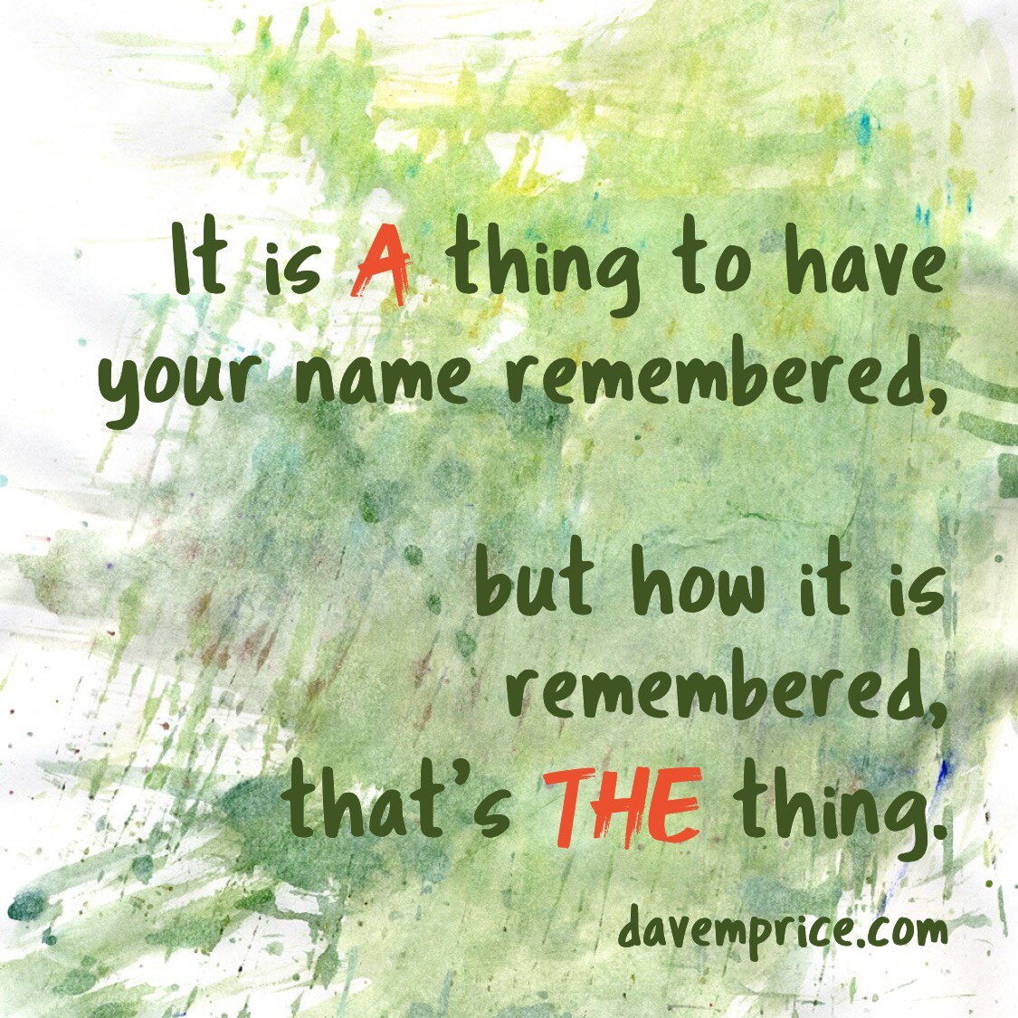 A Name Remembered
https://davemprice.com/?p=2279 

