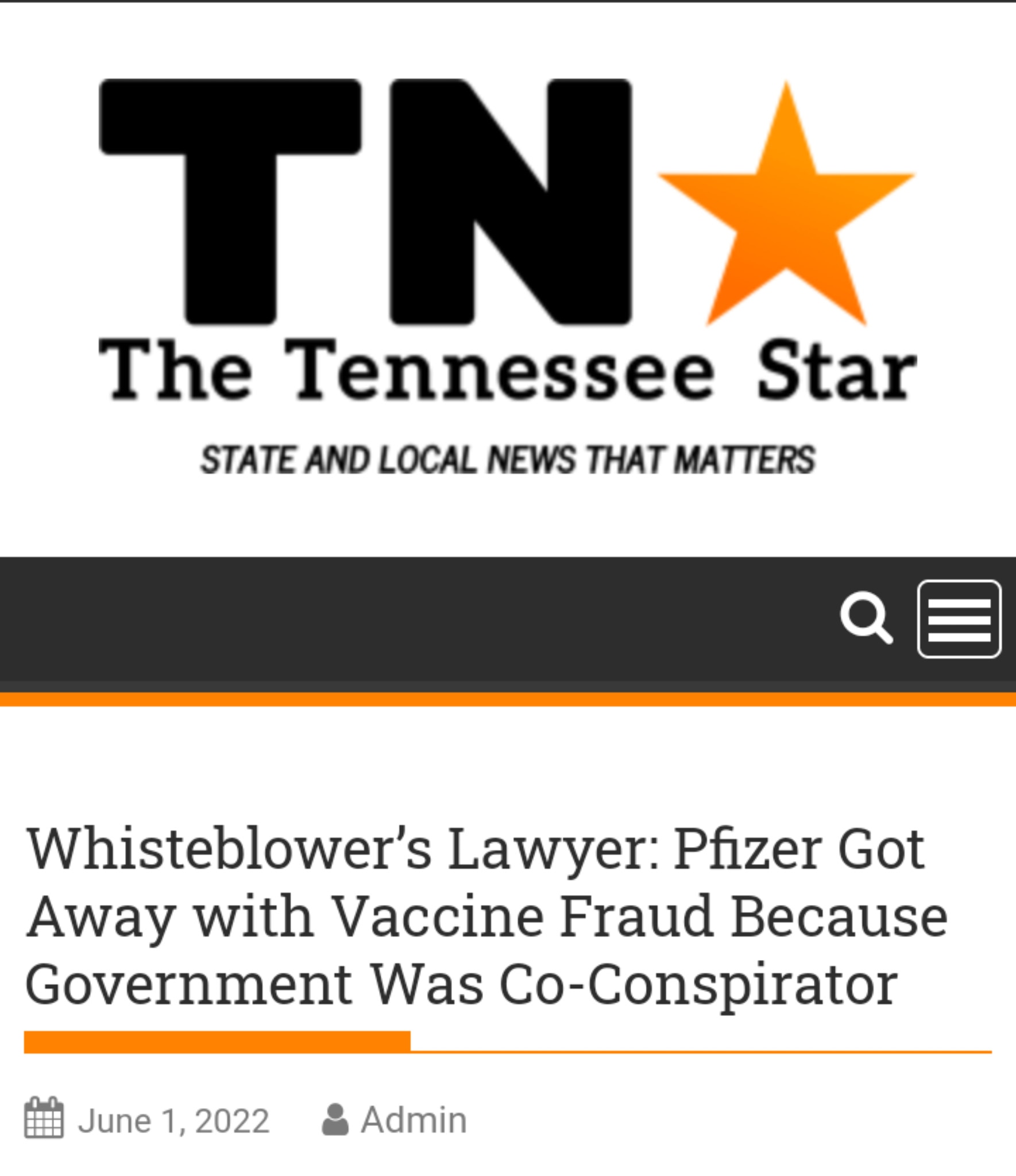 jeffblack757 on GETTR : THE TENNESSEE STAR SAYS, Pfizer has asked a U.S