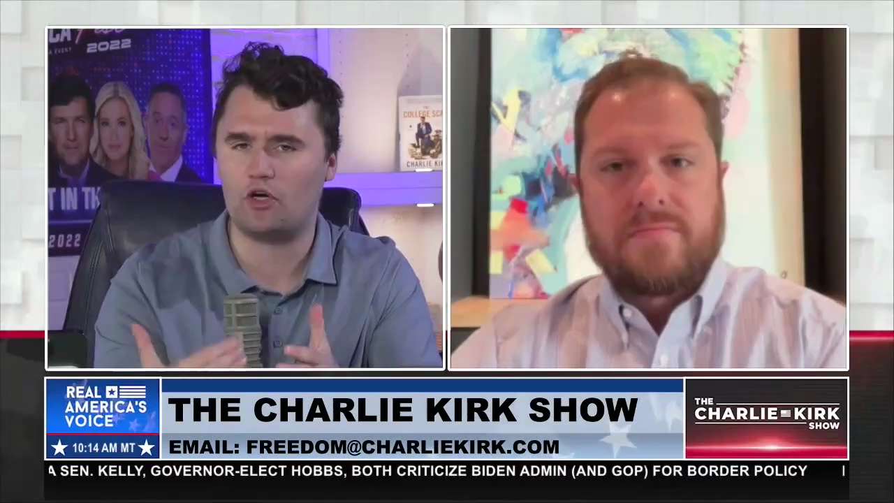 Senator-Elect Jake Hoffman joined @charliekirk11 to discuss the mass voter disenfranchisement that o...