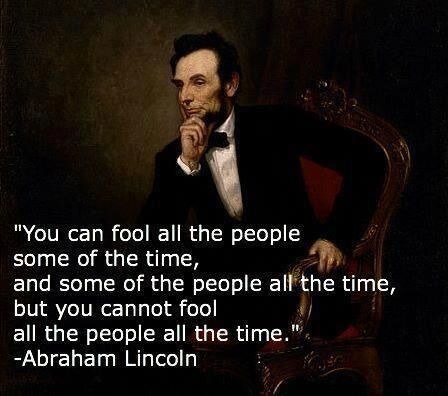 PeteSantilli on GETTR : You can fool all the people some of the time, and some of the people all the time, but you cannot fool all the people all the time. -Abraham Lincoln