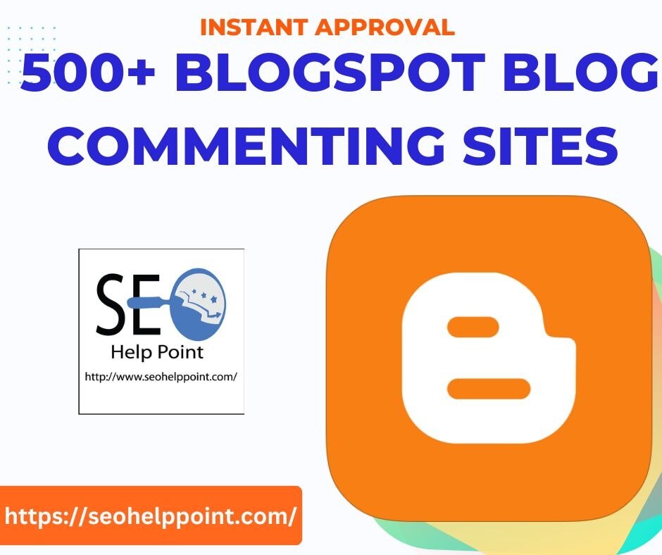 Instant Approval Best 500+ #Blogspot #blogcommentingsites List
https://seoexpertpatrickjones.blogspo...