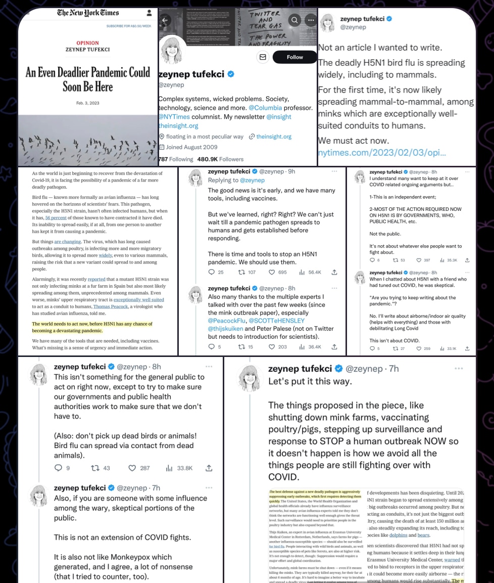 New York Times and Twitter are on schedule to spread info on another more deadly virus pandemic coming. 

They will bring fear so to continue the slaughterhouse jabbing, pills etc under the guise of their own making. 

Whatever you do stay in prayer, repentance and get some ‘Good Samaritan Oil’ now, for daily application (you can even make it yourself)

Do not think another ‘deadly weapon’ won’t be used to further depopulate for the Antichrist arrival ⏳🕯 

