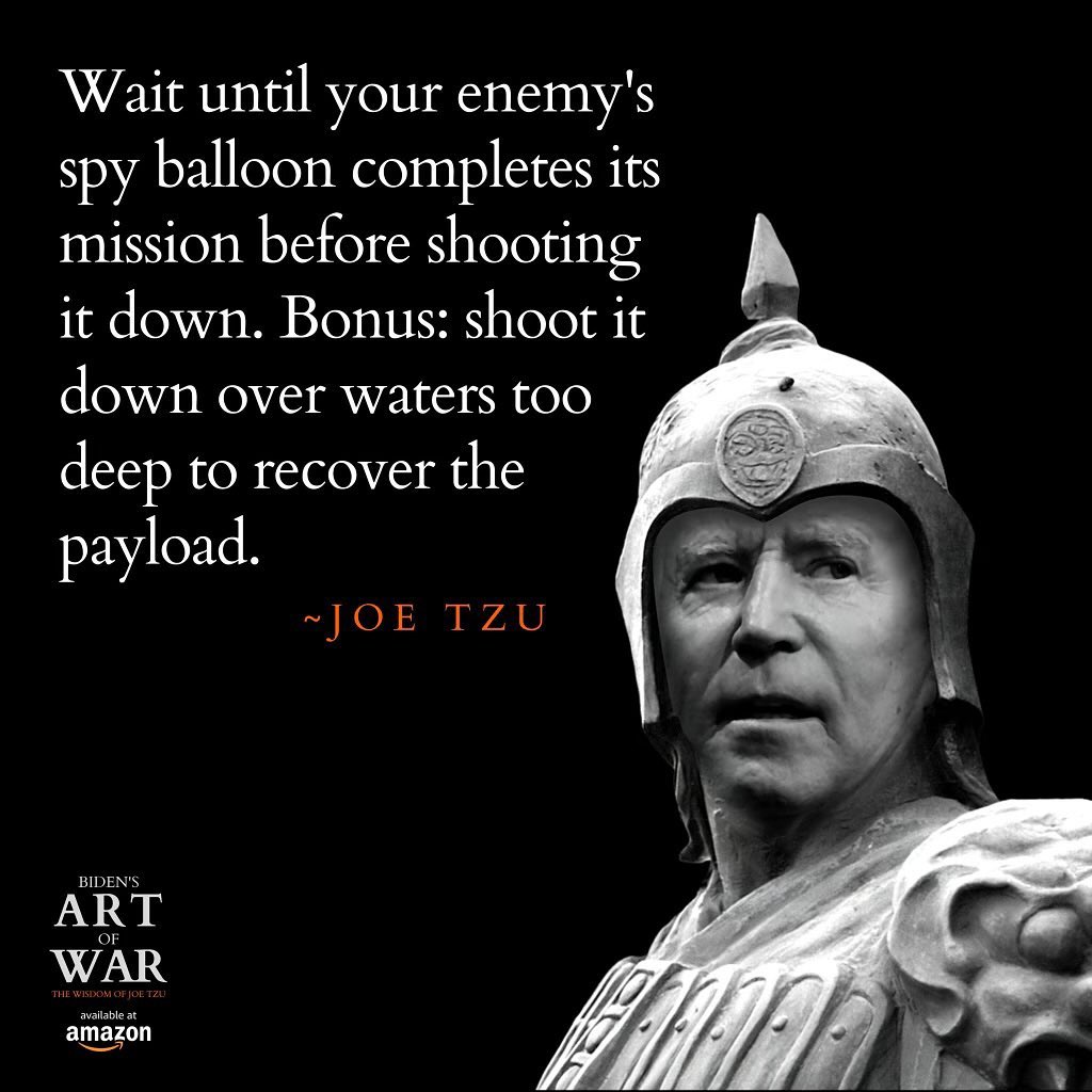 So Xiden knew about the Spy Balloon crossing the Bering Strait and Aleutian Islands on January 28. H...