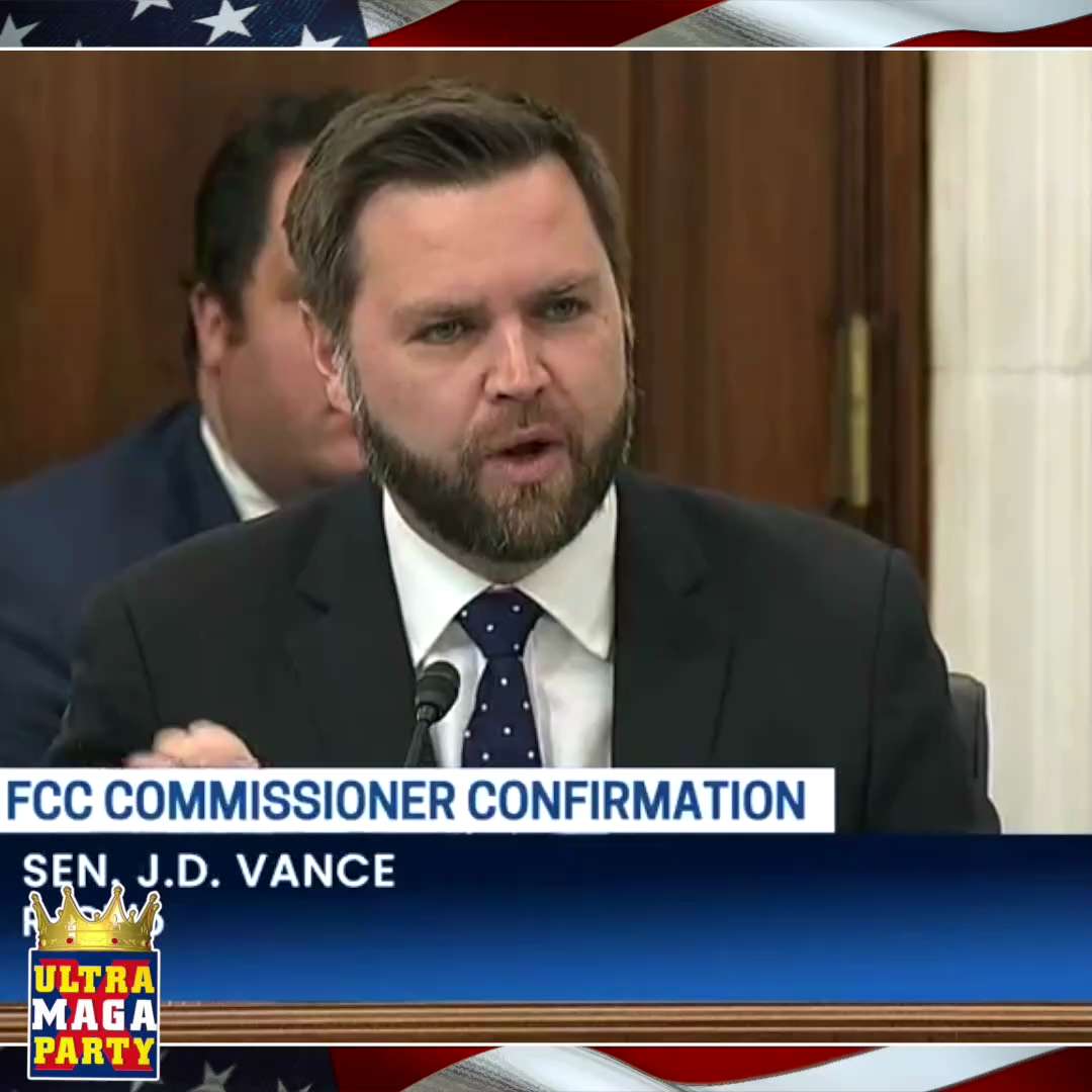 JD VANCE: Do you think a person who says that should be appointed to the FCC?