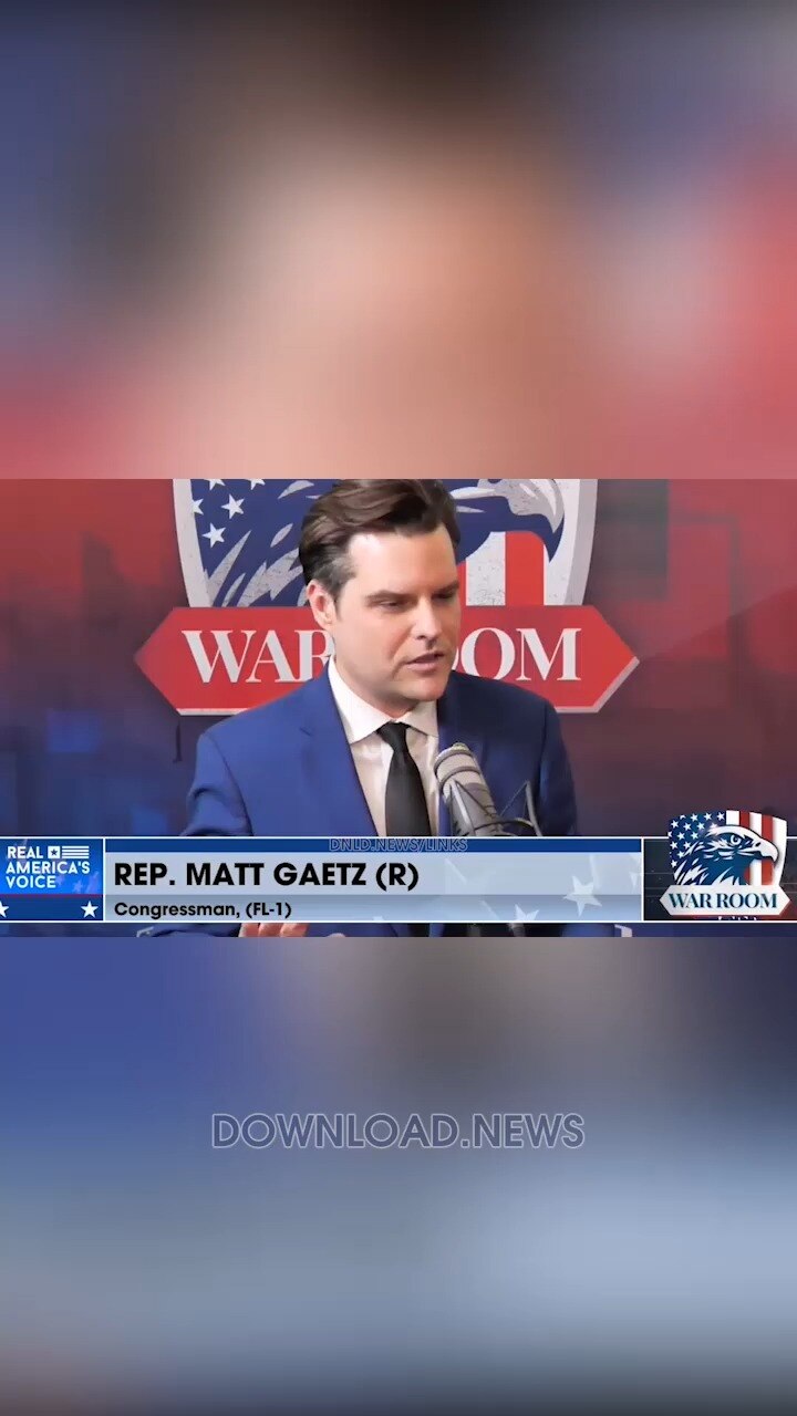 Steve Bannon & Matt Gaetz: The Democrat Party Is The Pro War Party - 3/11/23
full video on rumble, D...