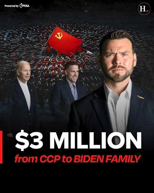 Jack Poso 🇺🇸 on GETTR : BREAKING: WHY DID THE CCP SEND $3M TO THE BIDEN