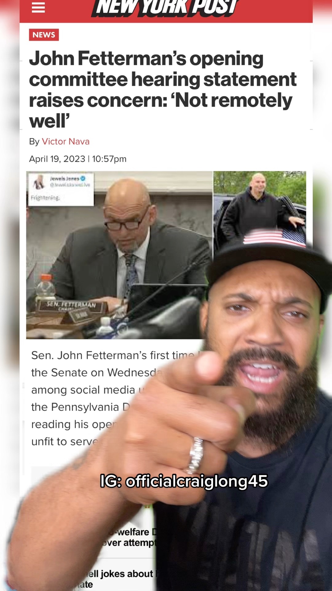 Craiglong45 On GETTR : John Fetterman Needs To RESIGN! #johnfetterman Https://youtube.com