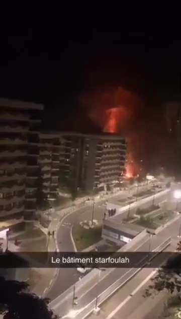 Reports that rioters set fire to a residential building in Grigny, France.

@kevincorke 
