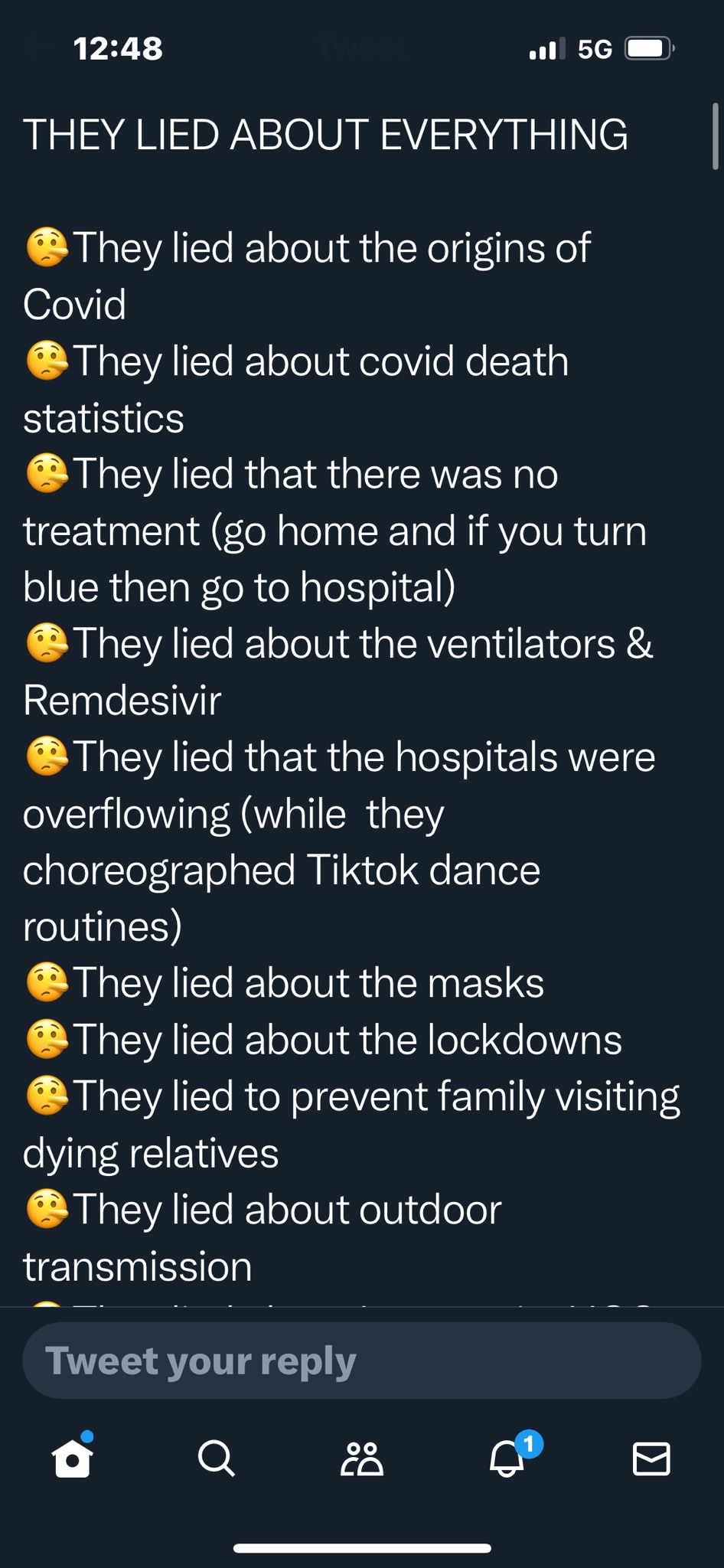 We all know they lied  

