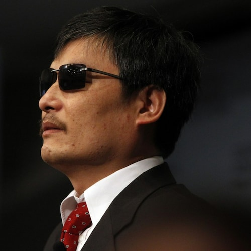 Chen Guangcheng is a blind human rights activist who escaped political persecution in China.