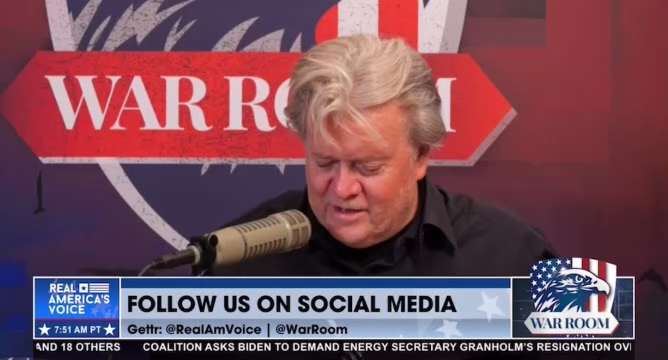 Bannon: “Hey, Hillary. How’s that presidency coming out for you? What’d you do with those drapes you...