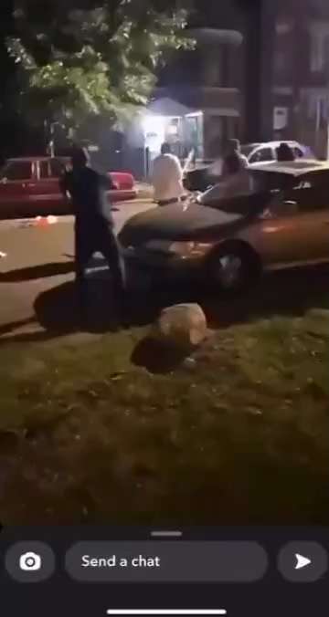 A Chicago police officer was beaten with a wooden board during Mexican Independence Day events last night.